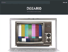 Tablet Screenshot of deeario.it